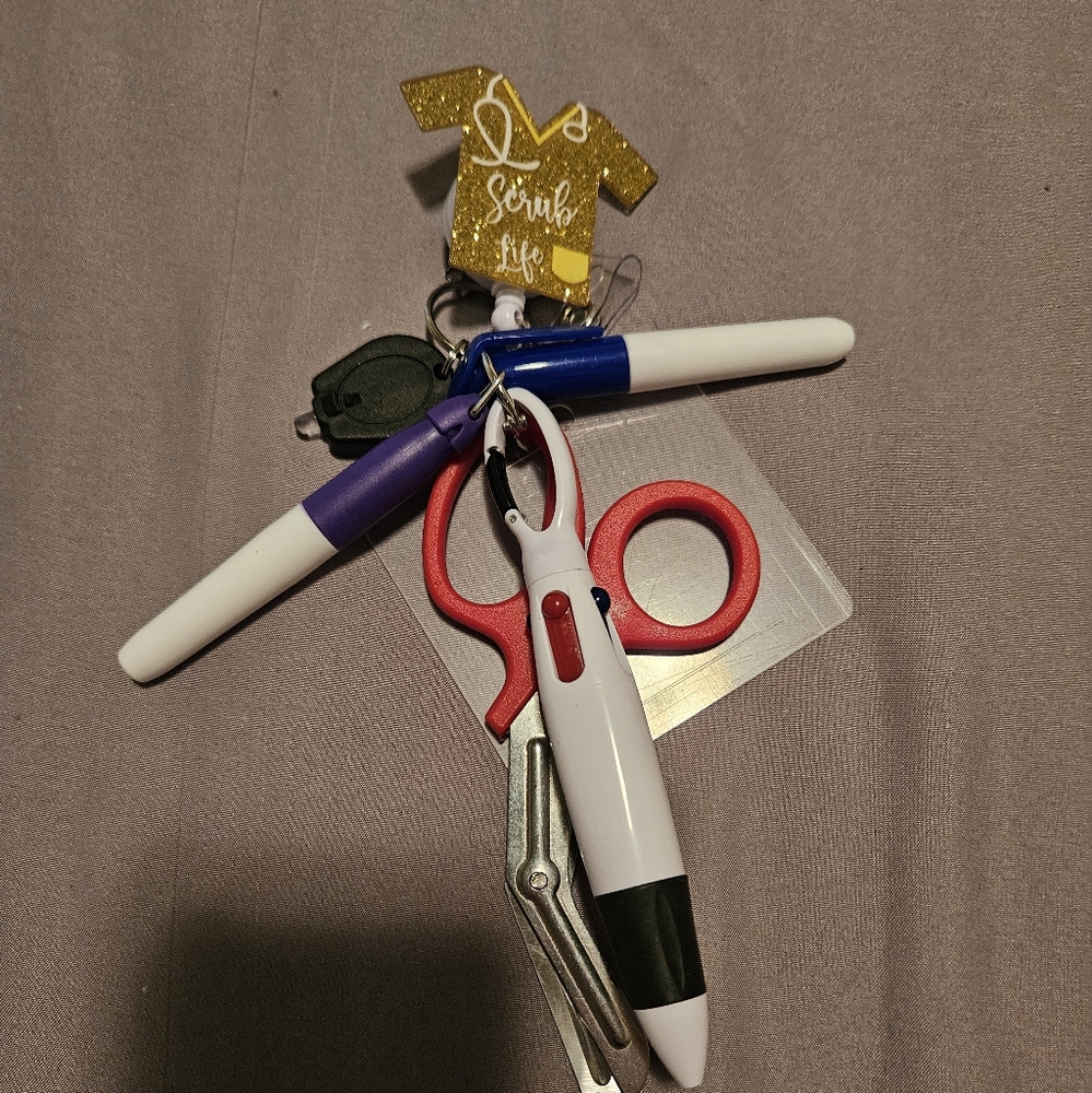 Badge Reel With LED Light